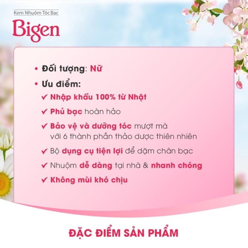 Thuốc nhuộm tóc Bigen nhật 80ml