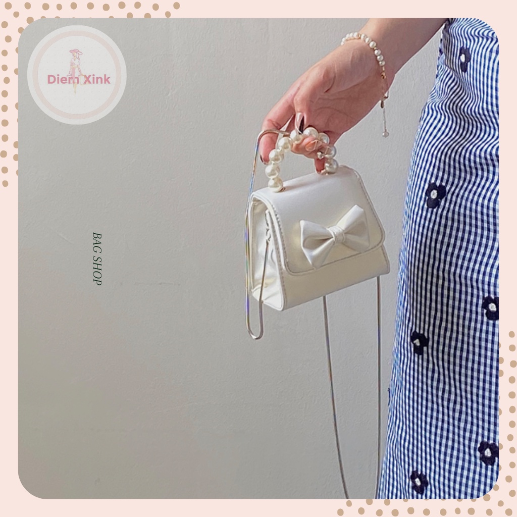 Túi Xách Nữ Đeo Chéo Đeo Vai Mini Đẹp  Du Lịch Phong Cách Hàn Quốc Nơ Dễ Thương Đi Chơi Tết Túi Da Giá Rẻ Đi Chơi T 46