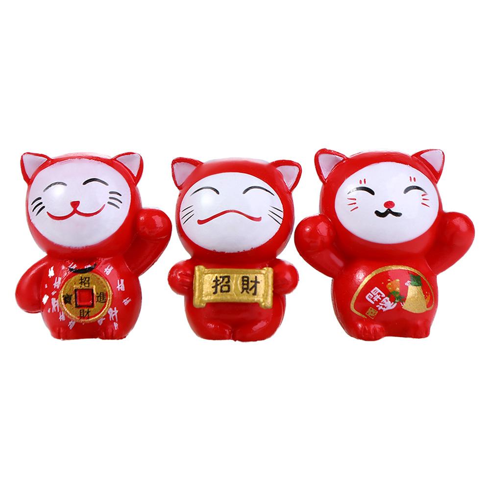 Đồ trang trí Chú Mèo Hoạt Hình Dùng Trang Trí Sân Vườn / Nhà Cửa / Tiểu Cảnh DIY