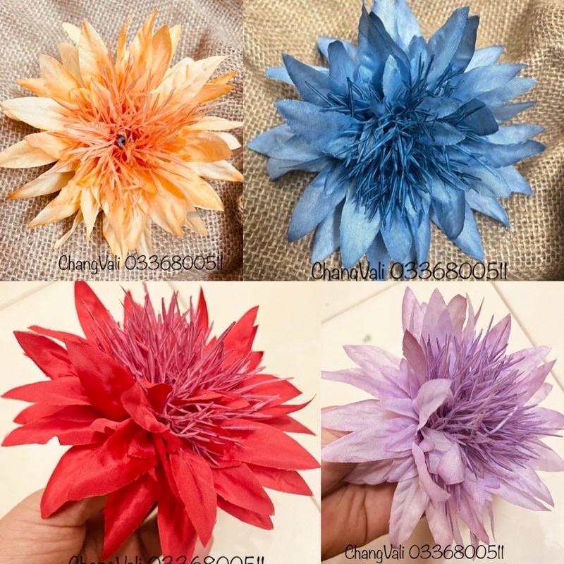 sỉ đầu bông hoa Cúc Râu trang trí oản , tháp bánh , giỏ quà , làm mẹt, decor
