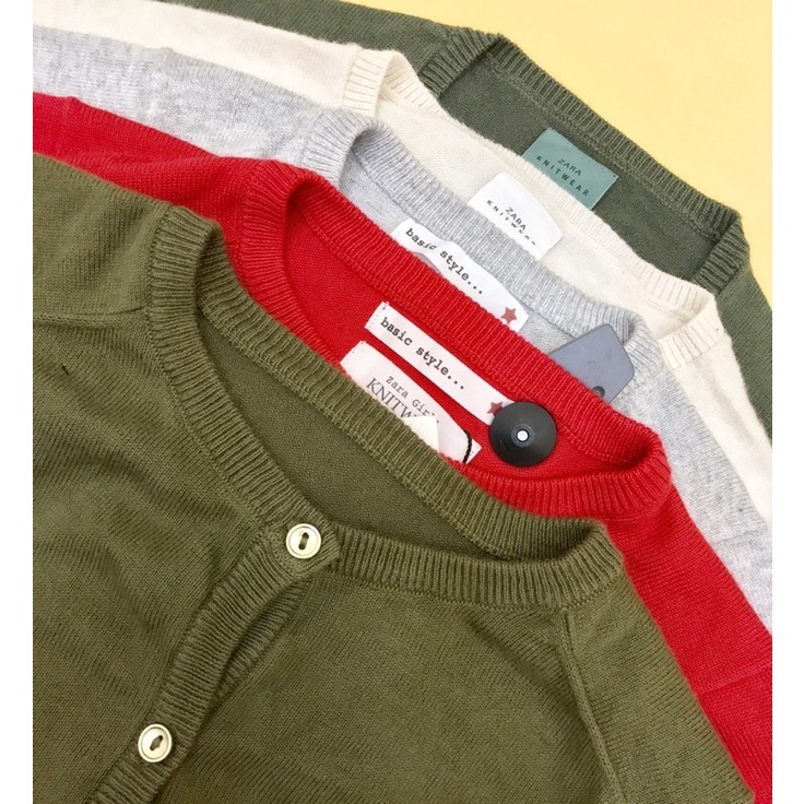 Áo Khoác Len Mỏng Cardigan Bé Gái 17-45kg