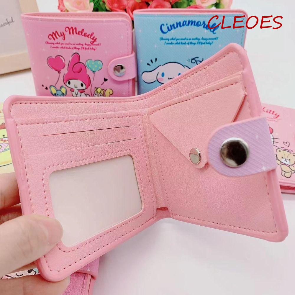 Ví Đựng Tiền Xu Nhỏ Xinh Họa Tiết Hoạt Hình Kuromi Melody Kitty / Chó Mèo / Cinnamoroll Đáng Yêu Cho Nữ