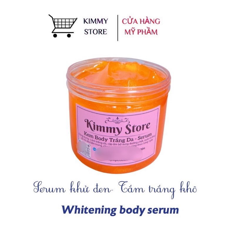 serum khử đen kích tẩy cực mạnh nhiều màu lẻ hộp 500g - whitening body serum