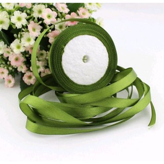 Hoả tốc 5 cuộn 22 mét ruy băng lụa thường 1cm chất mỏng