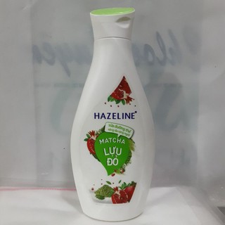Sữa dưỡng thể dưỡng trắng Hazeline Matcha Lựu Đỏ 230ml