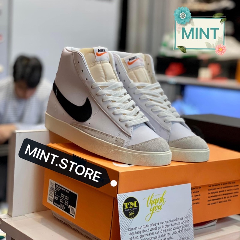 Giày thể thao sneaker blazer cổ mid