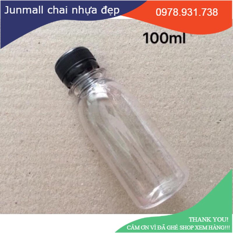 Chai nhựa vuông 100ml chai tròn 100ml nhựa nguyên sinh | BigBuy360 - bigbuy360.vn