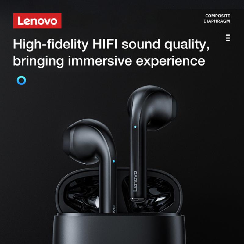 LENOVO LP50 - Tai nghe Bluetooth không dây TWS với chất lượng âm thanh tuyệt vời, điều khiển thông minh bằng cảm ứng và mic tích hợp chất lượng cao