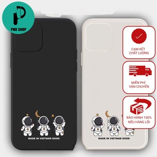 Ốp lưng iphone 6plus 6splus 7 plus 8plus X Xr XsM 11 12 13 Promax Phi hành gia - PND975 - PNDPhoneCase