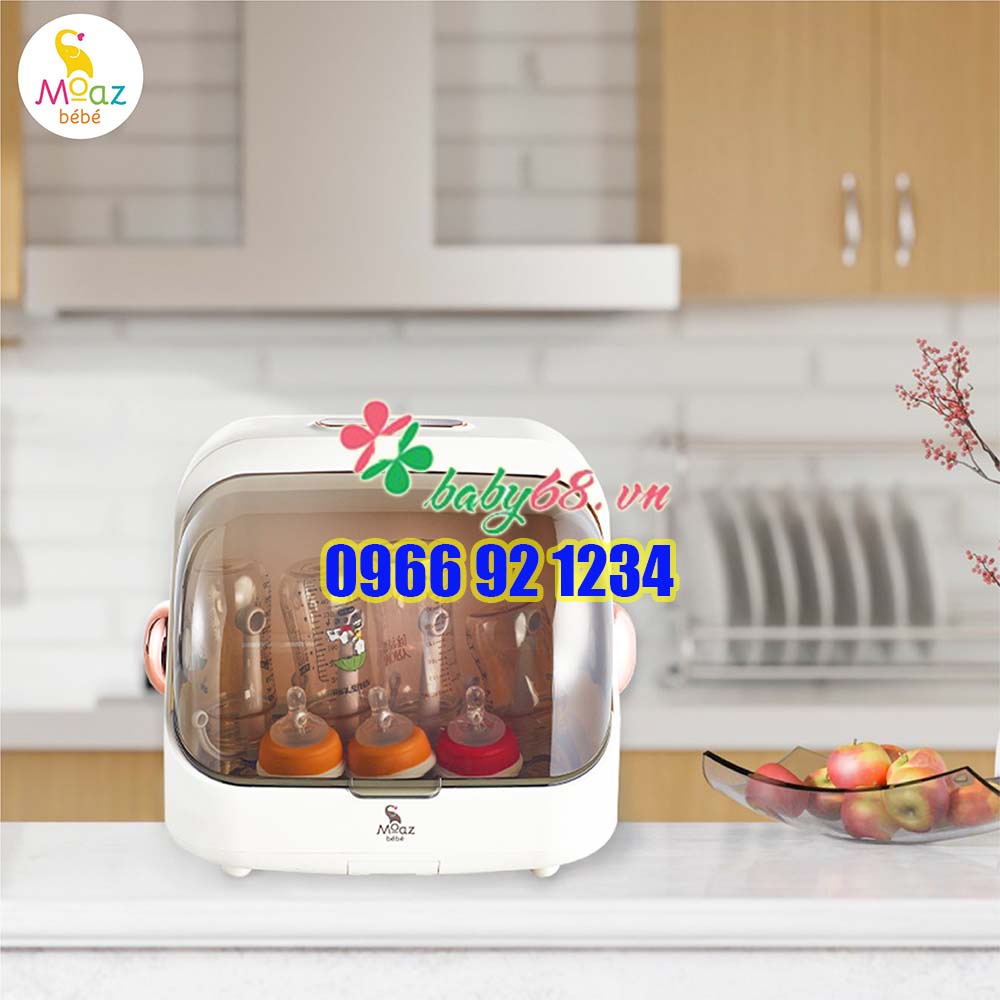 Máy úp bình sữa, tiệt trùng sấy khô tia UVC Moaz BeBe MB–044