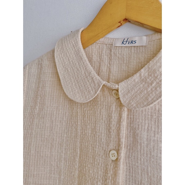 HERS - Áo sơ mi bâu sen tròn