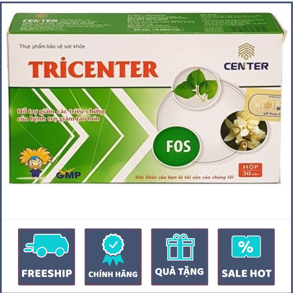 Viên Uống Tricenter Phòng Ngừa Triệu Chứng Của Bệnh Trĩ Hộp 30 Viên