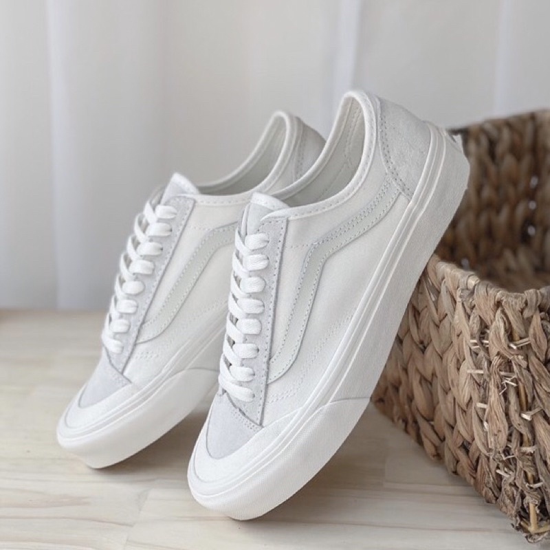 GIÀY Vans style36 decon trắng lai au