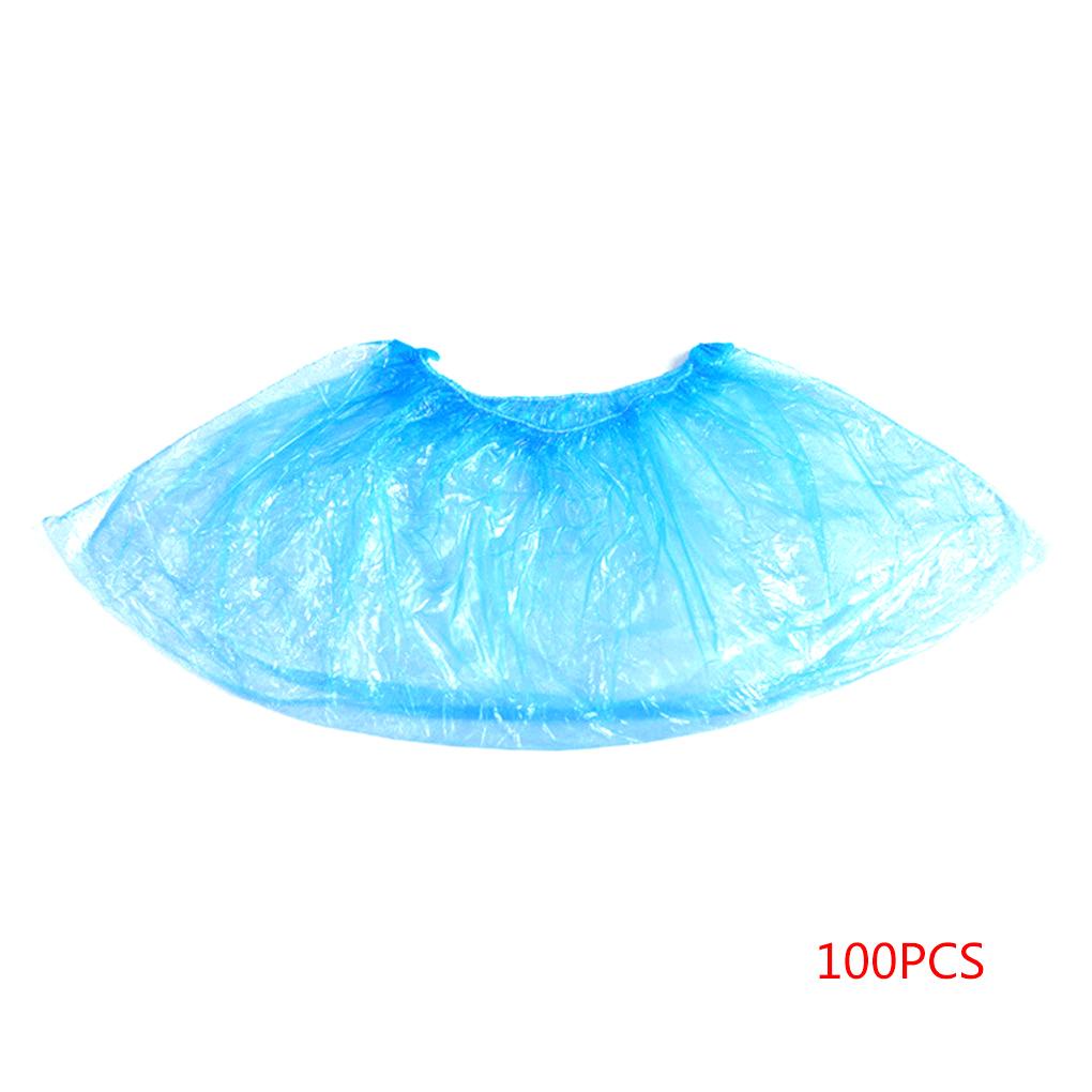 Bộ 100 Vỏ Bọc Giày Chống Bụi Không Thấm Nước Dùng Một Lần Tiện Lợi