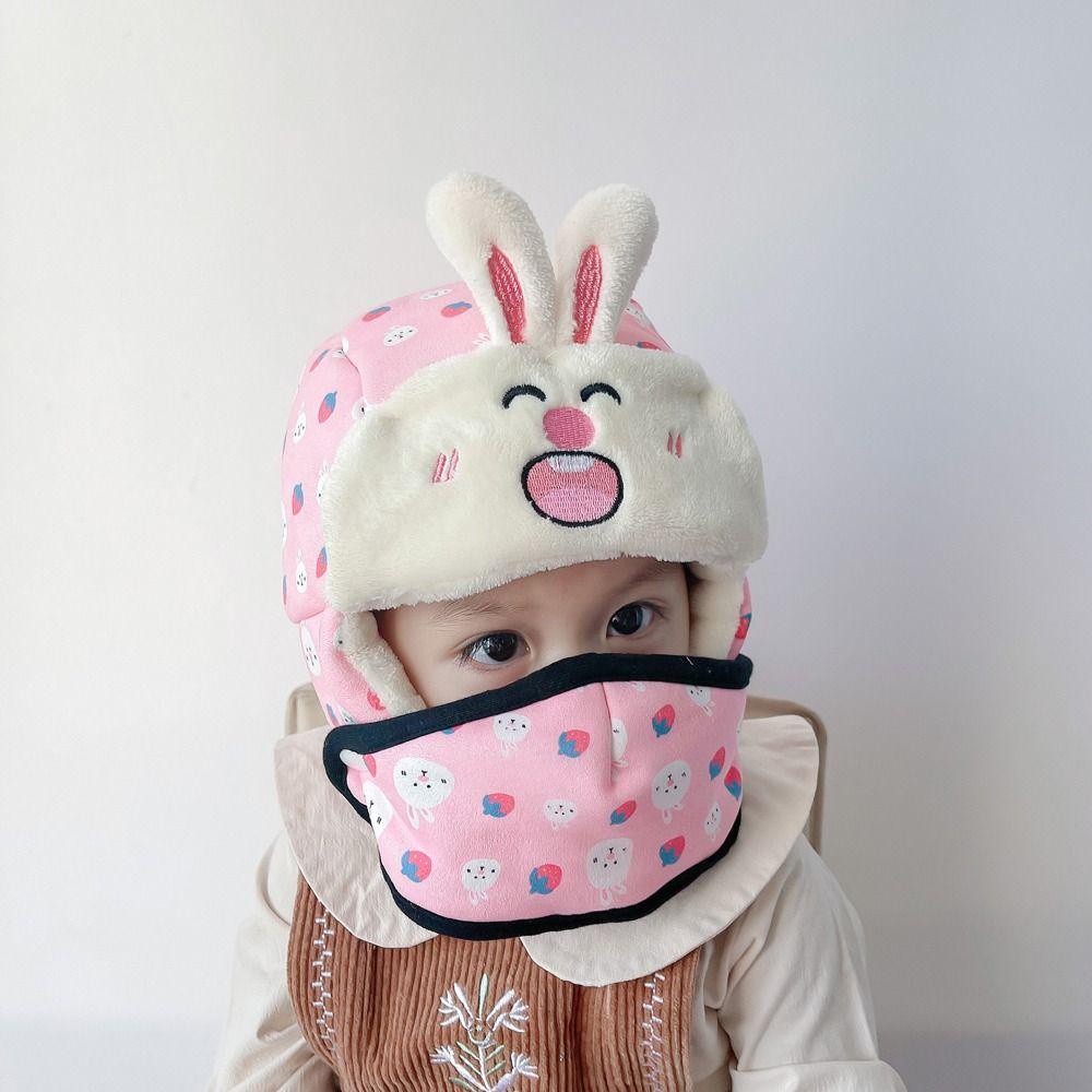 Anemone Mũ Lưỡi Trai Có Tấm Che Tai Lót Lông Cừu Dày Dặn Thoải Mái Chống Gió Thể Thao Ngoài Trời Cho Bé Trai Và Bé Gái