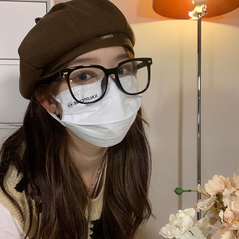 Mũ Beret Màu Đen Phong Cách Hàn Quốc Thời Trang Cho Nữ