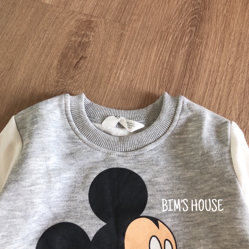 Bộ micky nỉ bông