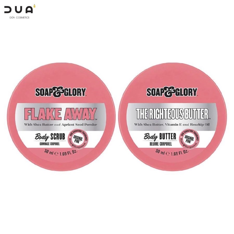 Set tẩy da chết & dưỡng thể Soap & Glory