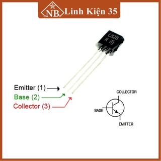 C828 TO-92 transistor NPN 0,1a 25v