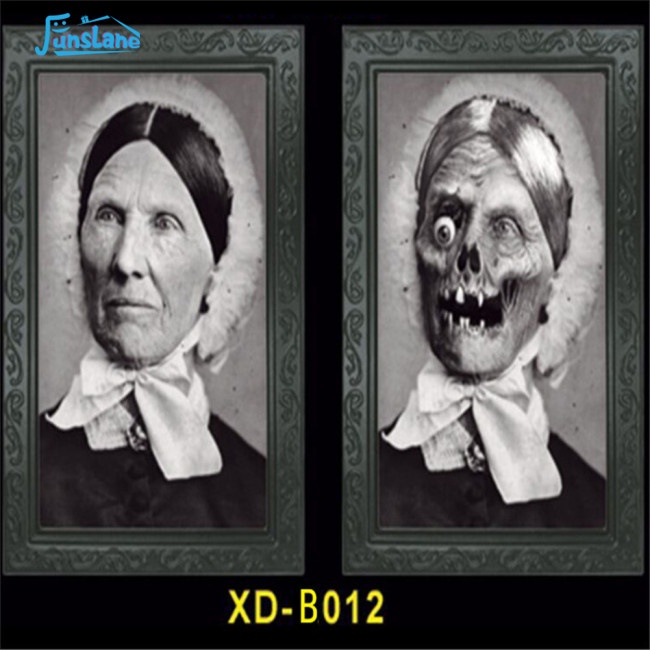 Khung Ảnh 3D Hình Ma Kinh Dị Trang Trí Lễ Halloween