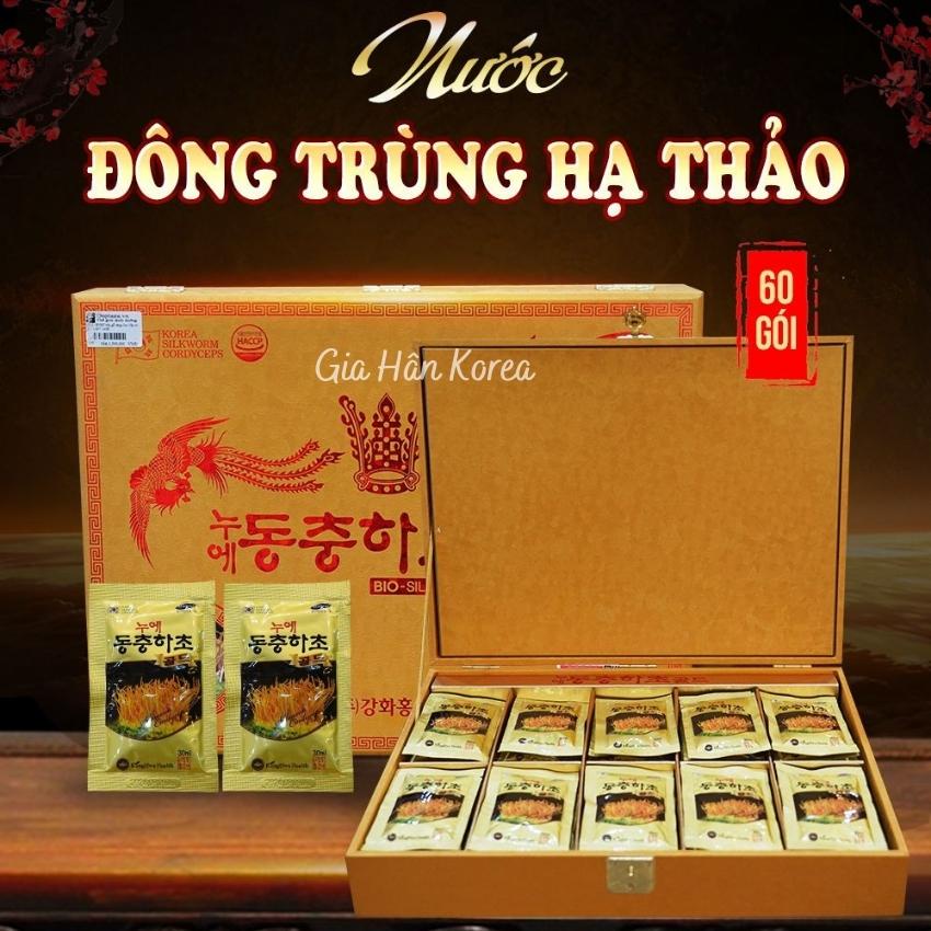 Nước Đông Trùng Hạ Thảo Kanghwa Hàn Quốc Hộp 60 Gói, Hồi phục sức khỏe