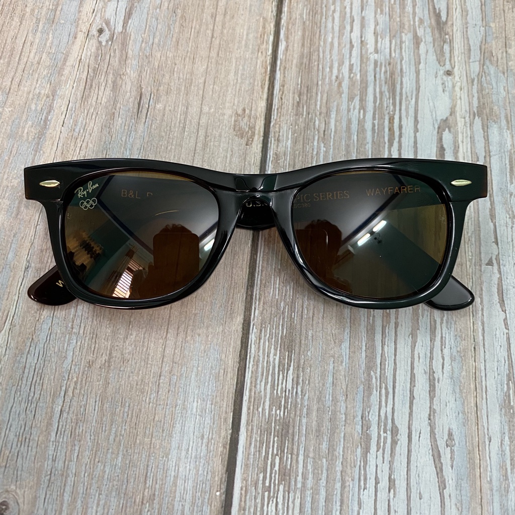 Kính Rayban Wayfarer U-S-A hàng chính hãng đã qua sử dụng tròng thủy tinh chống chói chống UV Thời Trang Dành Cho Nam NỮ