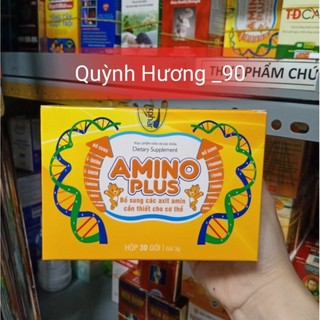 Cốm bổ amino plus hộp 30 gói bổ sung các acid amin cho cơ thể