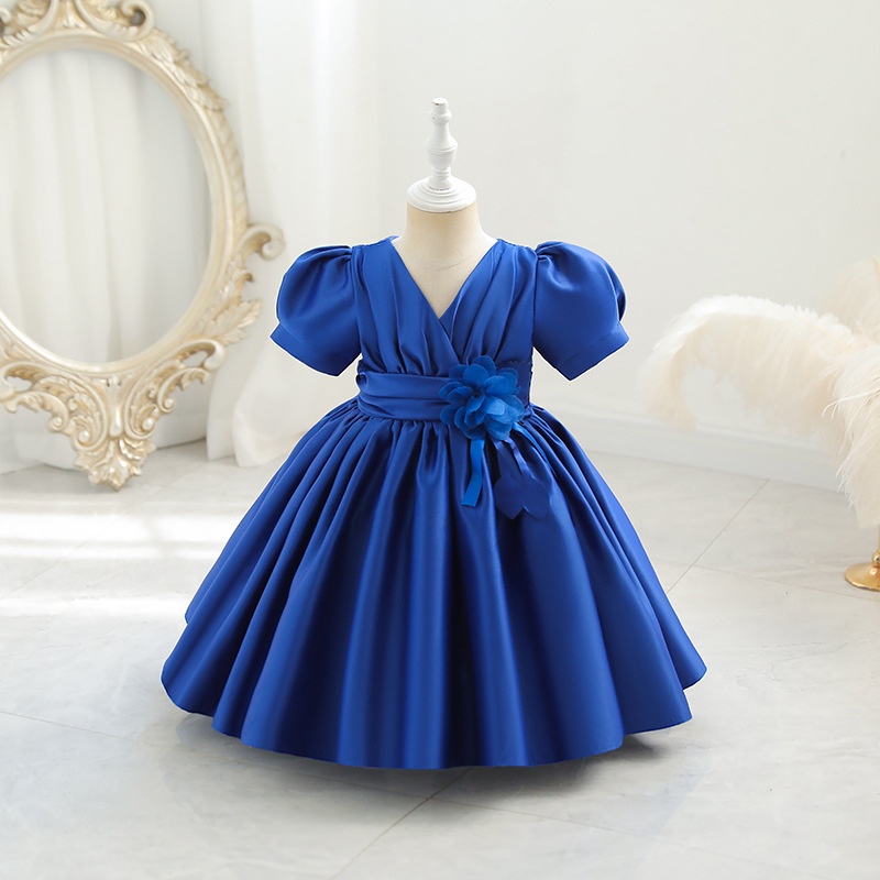 Đầm Hóa Trang Công Chúa Tay Phồng Mới Cho Bé Gái Aku