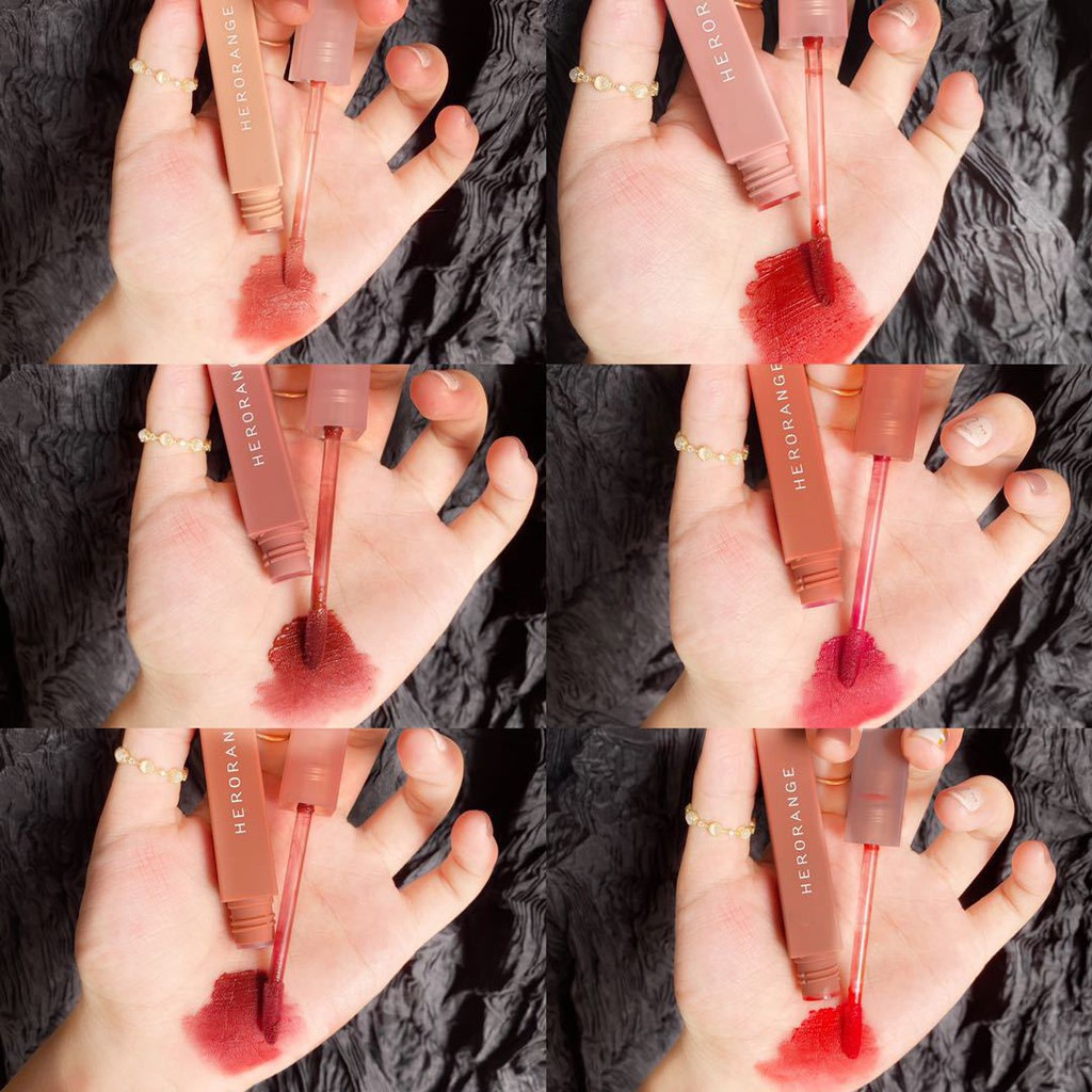 Son lì HERORANGE mềm mịn như nhung chống thấm nước chống khô môi lâu trôi