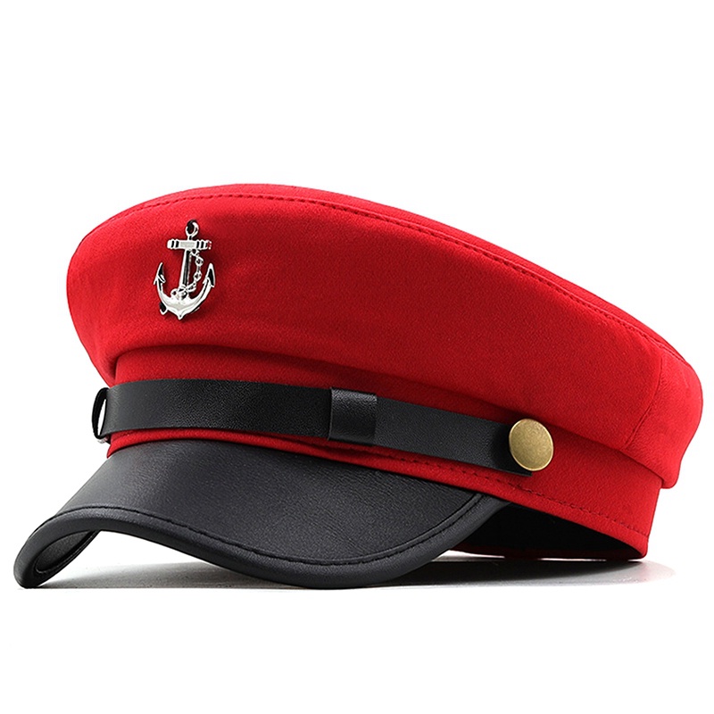 Gdt Mũ Beret Phẳng Phong Cách Quân Đội Vintage Thường Ngày Cho Nam Và Nữ