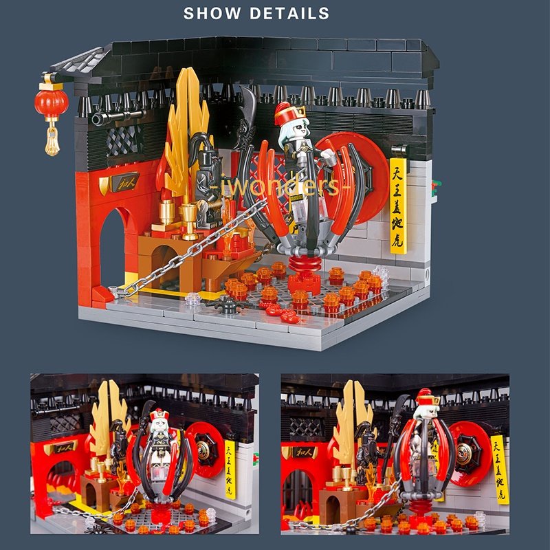 Bộ Đồ Chơi Lắp Ráp Mô Hình Zombie 3 Trong 1