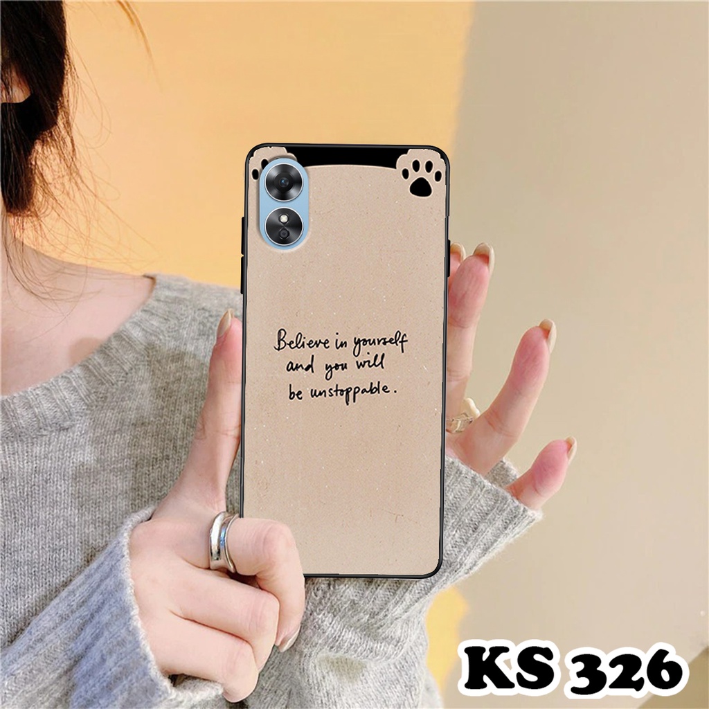 Ốp lưng Oppo A17 - A17k in hình tai thỏ - Chất liệu TPU cao cấp