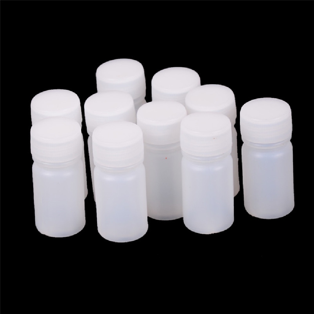 Queenten 10 Lọ Đựng Chất Lỏng 10ml Mẫu Thử Bằng Nhựa Hữu Ích