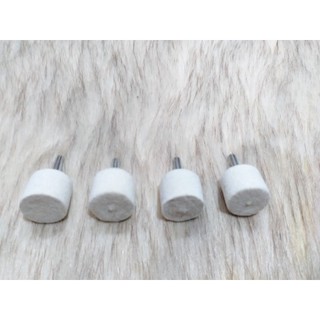 Đầu mài - Nỉ trắng cán 6 hình trụ