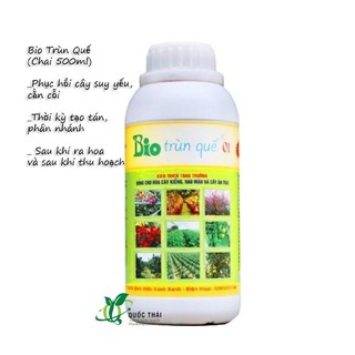 (Chai 500ml) Phân Hữu Cơ Vi Sinh Trùn Quế Bio01 Phục Hồi Cây Suy, Kích Rễ Vọt Đọt..Bón Lá,Tưới Gốc