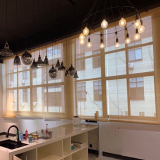 Mành Rèm tăm tre che quán Cafe có Dây Kéo Giá Rẻ. Rèm cuốn tre trúc che nắng Cửa Kính.(Nhiều Kích Thước)