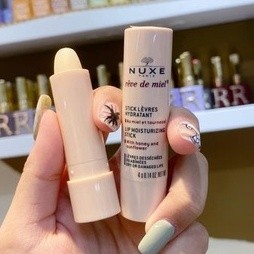 Son dưỡng môi Nuxe Pháp 4g thơm mùi chanh mật ong, làm mềm môi khô nứt