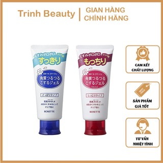 Tẩy tế bào chết dành cho da mặt rosette 120g peeling gel nhật bản