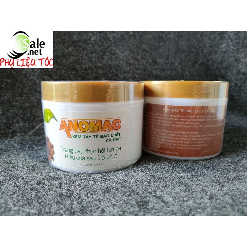 Kem tẩy tế bào chết Anomac cafe 500g