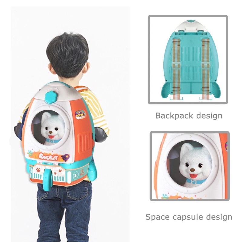 Balo thú cưng cho bé mẫu phi thuyền