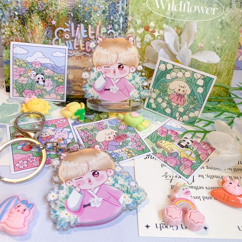 STANDEE / KEYRING JIMIN HANBOK dễ thương