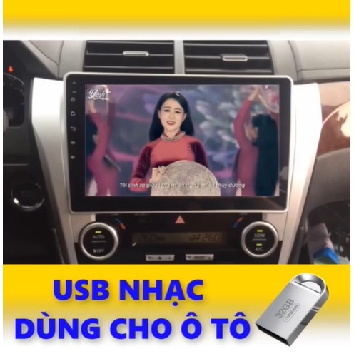 Usb ô tô, 32G, có sẵn hơn 2000 bài hát, chọn nhạc theo yêu cầu