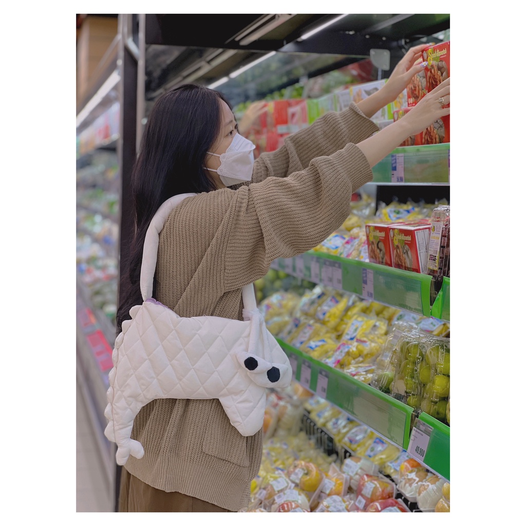 Túi Cá Xấu Đáng Yêu - gấu bông đình may