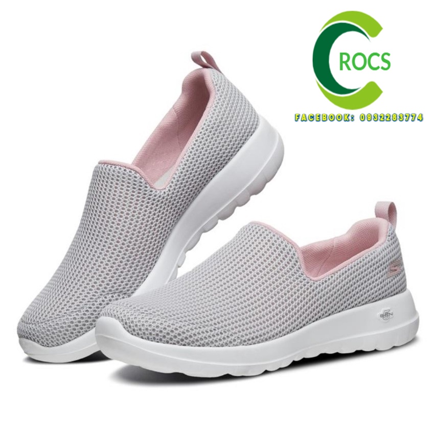 Giày chạy bộ Skechers Gowalk joy cho nữ màu kem