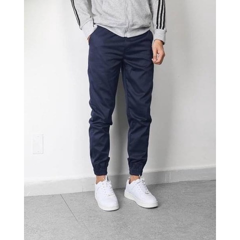 [HCM] FREESHIP Quần Jogger Kaki Nam Co Dãn Vải Xịn Cao Cấp ống bo chân ( VNXK )(7 MÀU) giá sĩ JG0898