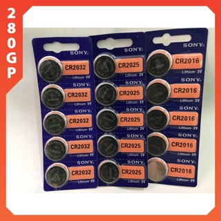 1 viên Pin cúc áo Sony 3V CR2032/ CR2025/ CR2016 – Pin nút CR2032 Sony lithium 3V