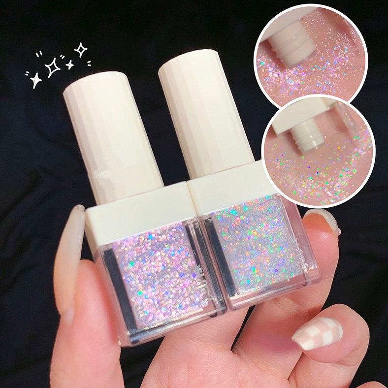 1 Phấn Mắt Dạng Lỏng Ánh Nhũ Lấp Lánh Nhiều Màu Sắc Thời Trang Dành Cho Nữ