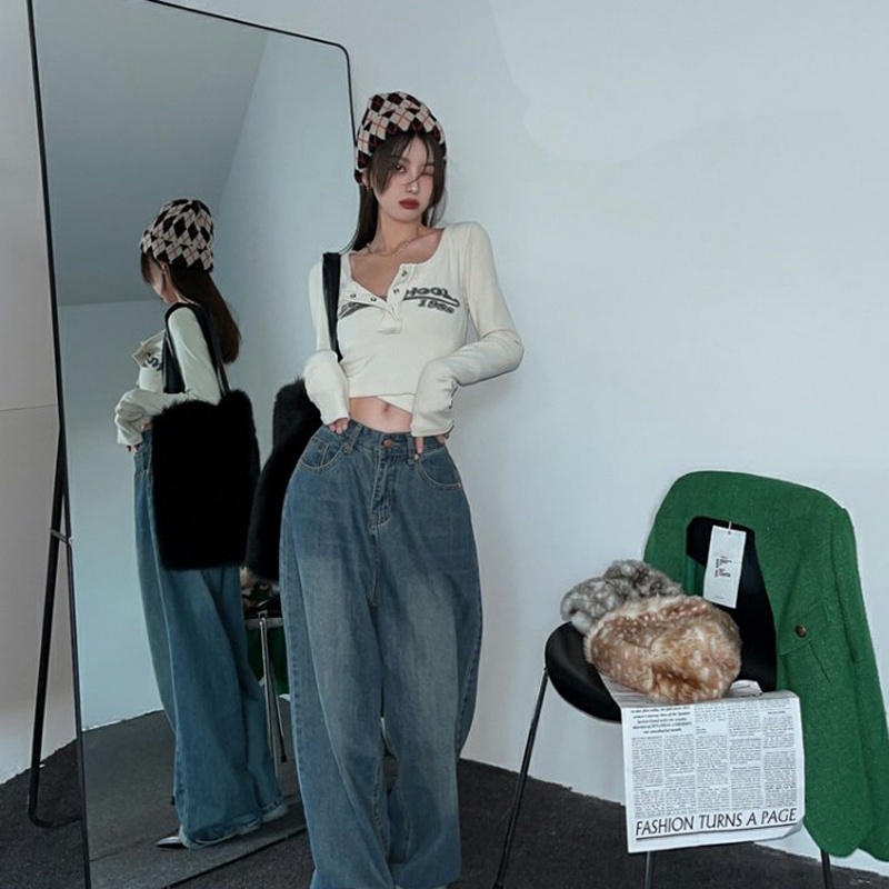 IELGY  Áo Thun Dáng Ôm Gợi Cảm Thời Trang Cho Nữ