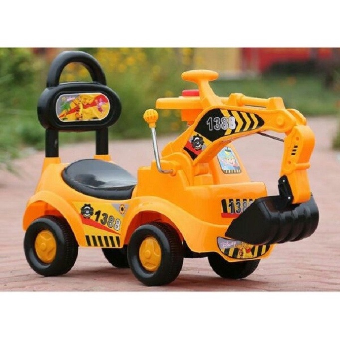 ⚡Xe cẩu chòi chân có còi và thùng để đồ ,chất liệu nhựa siêu bền }