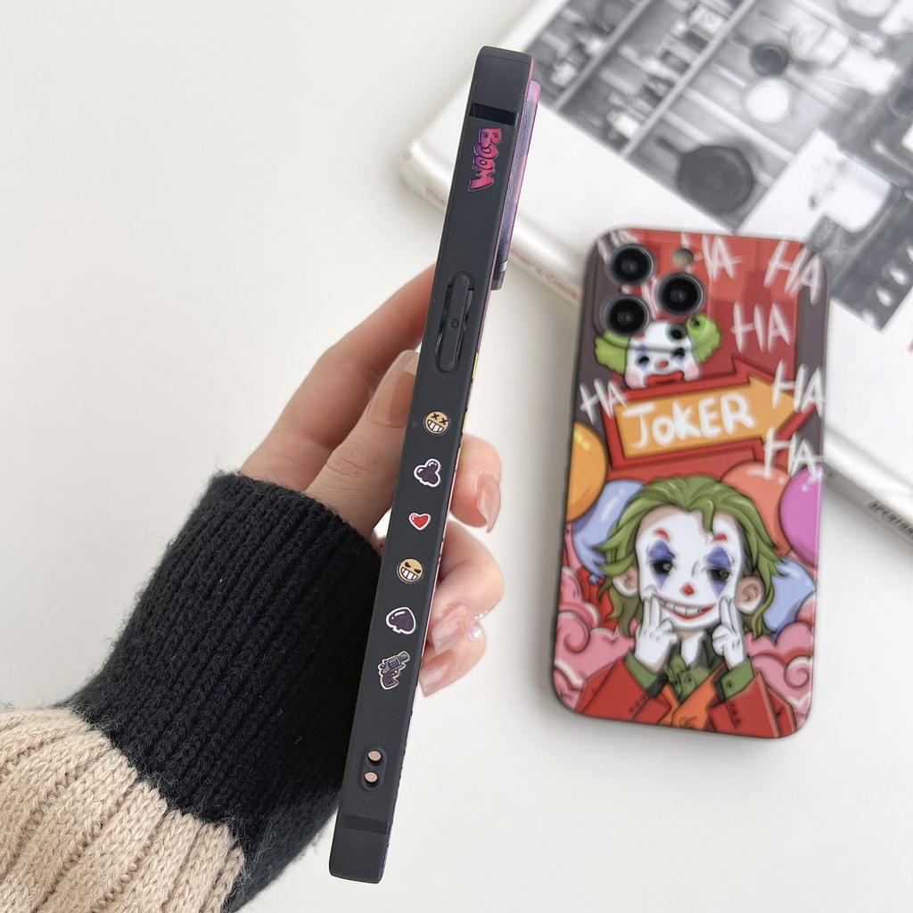 Ốp Điện Thoại In Hình Chú Hề Vui Nhộn Cho iPhone 14promax 14 13 12 11 7plus X XS XR XSMAX 8 7